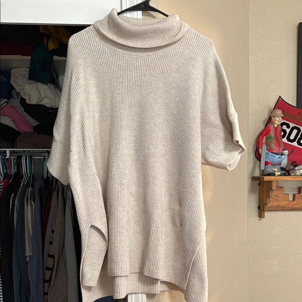 Banana Republic Cream Cowl Neck Sweater